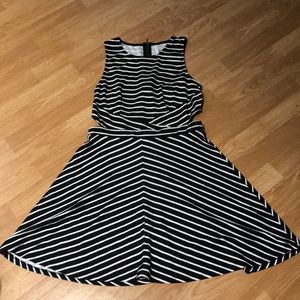 Xhilaration black and white dress